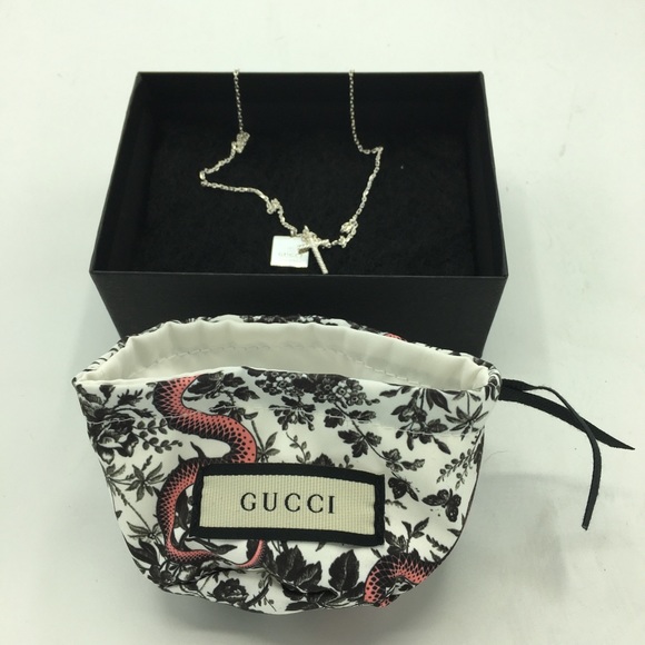 24 HR SALE❗️Gucci Square charm & Cross necklace - Picture 6 of 8